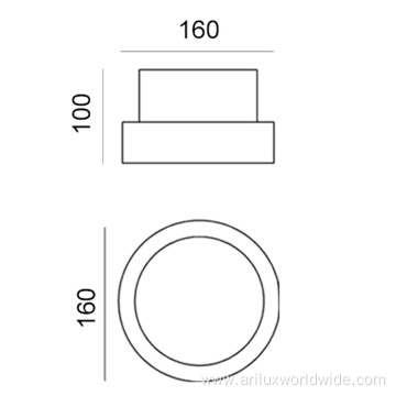 Factory direct modern 12w Ip54 Wall Lights Garden